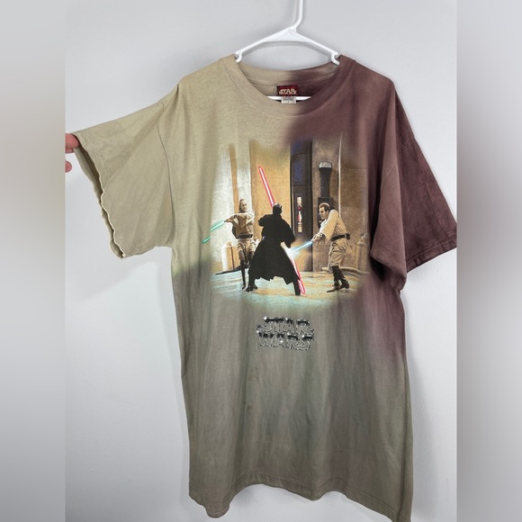 Vtg Star Wars Episode 1 The Phantom Menace Jedi vs. Sith T-Shirt Darth Maul Sz L - Picture 9 of 16